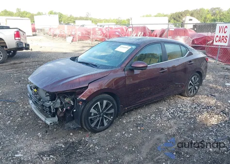 2025 Nissan Sentra Sv z USA, uszkodzony, nr VIN 3N1AB8CV6SY222266